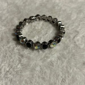 Fashion Costume Jewelry Beaded Rhinestone Magnet Closure Bracelet